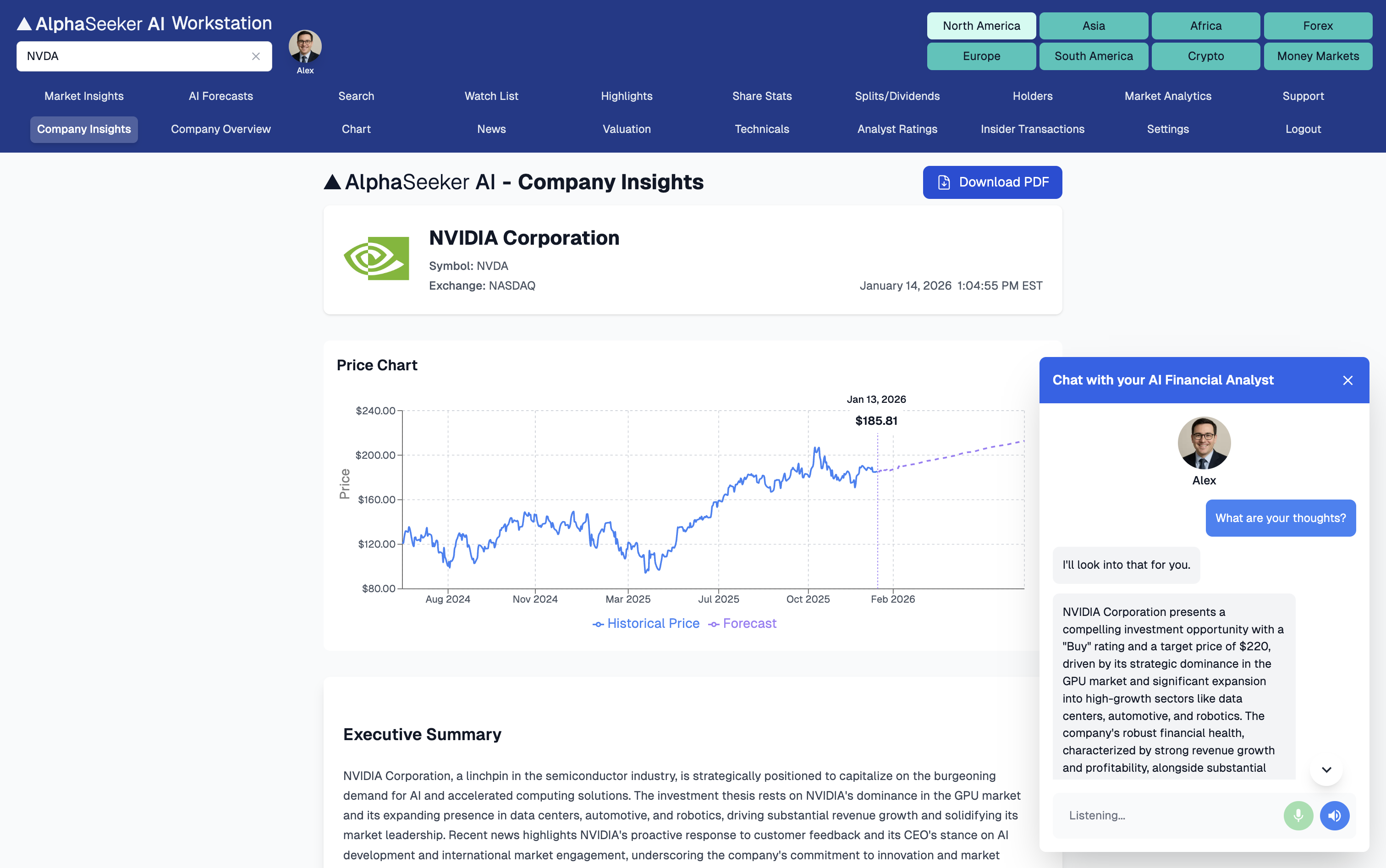 Company Insights Dashboard